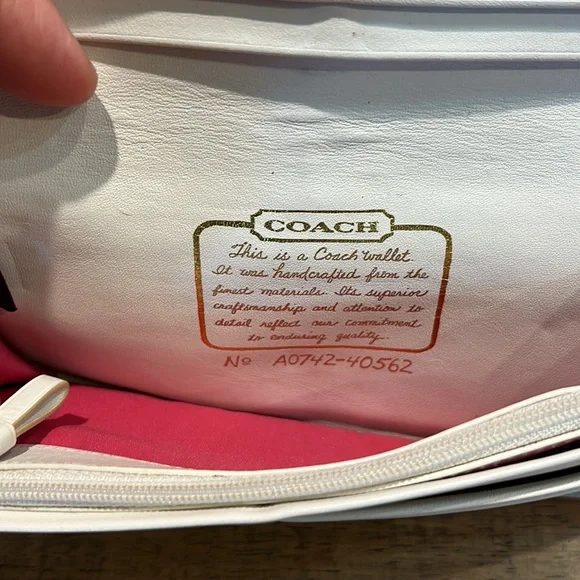 Coach Signature Stripe Tote Purse Multicolor 10859 & Matching Wallet - Picture 5 of 13